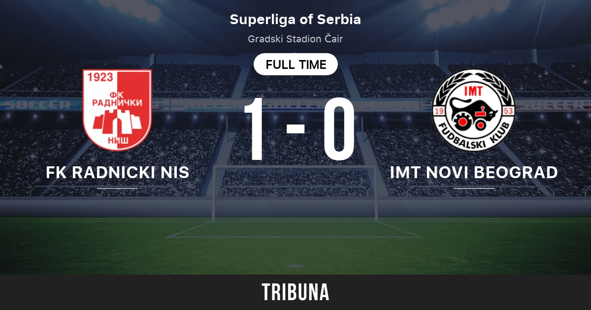 IMT Novi Beograd vs FK Radnicki Nis: Live Score, Stream and H2H results  2/16/2024. Preview match IMT Novi Beograd vs FK Radnicki Nis, team, start  time.