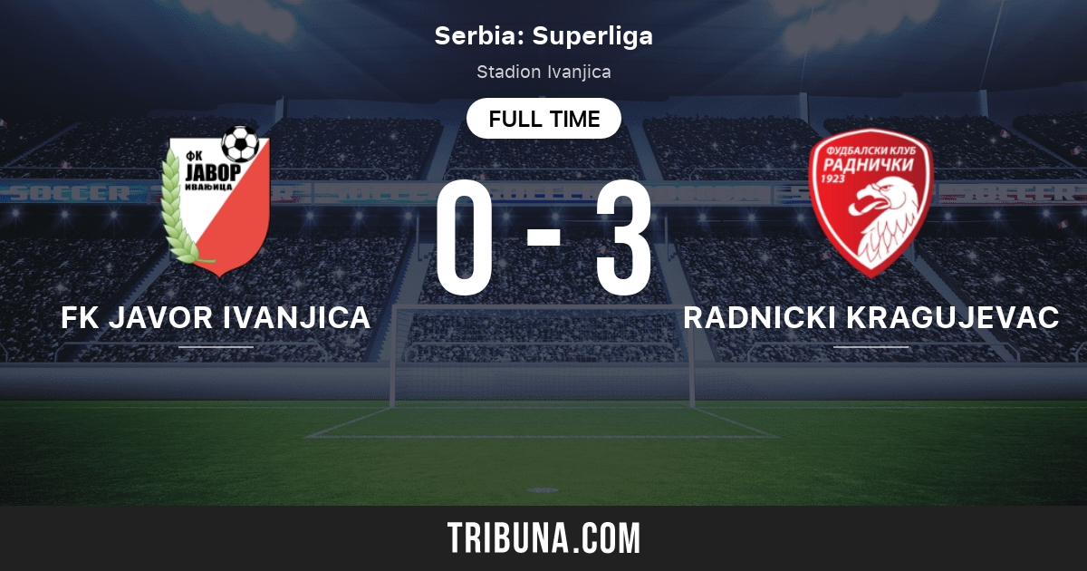 FK Radnicki 1923 Kragujevac 2-0 FK Habitpharm Javor Ivanjica