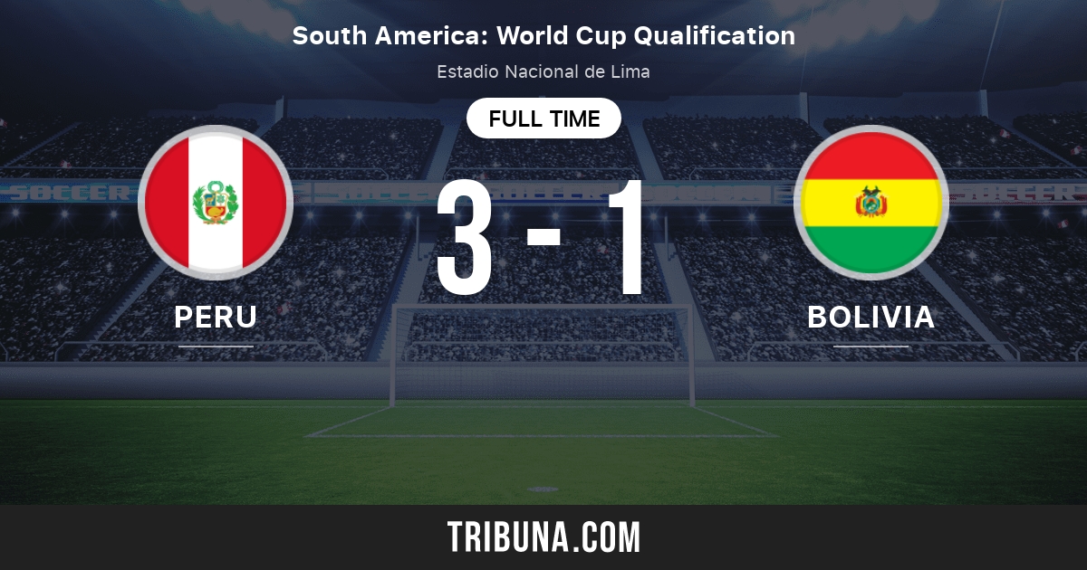 Peru vs Bolivia Live Score, Stream and H2H results 3/20/2025. Preview