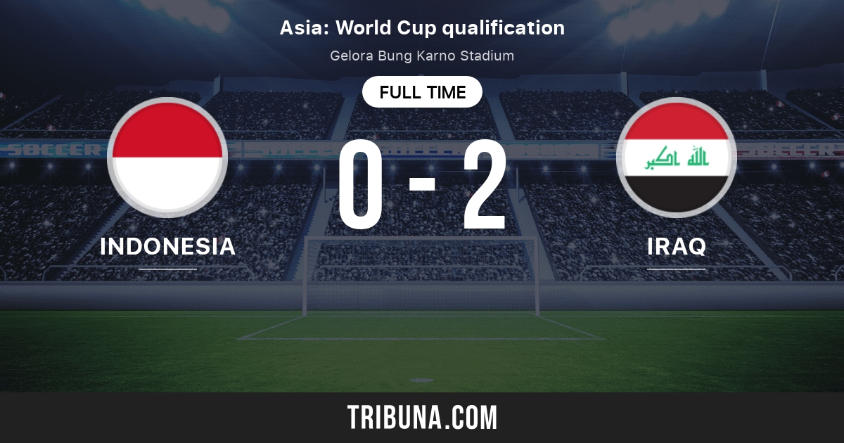 Indonesia vs Iraq Live Score, Stream and H2H results 6/6/2024. Preview