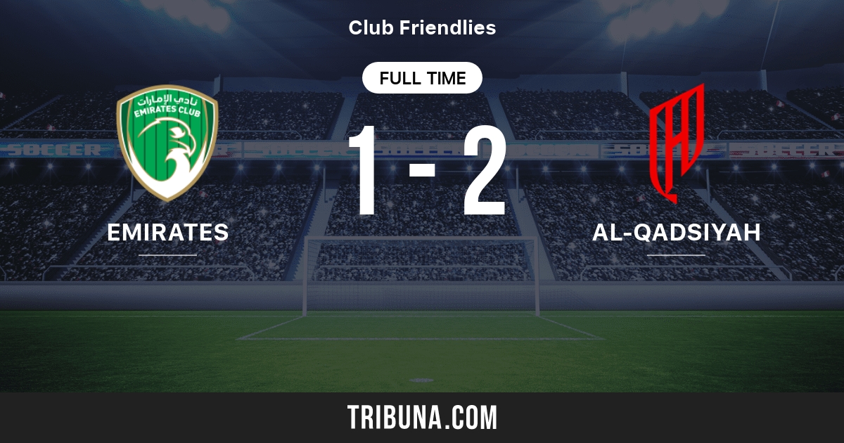 Emirates Club vs Al Qadisiyah Live Score, Stream and H2H results 7/31