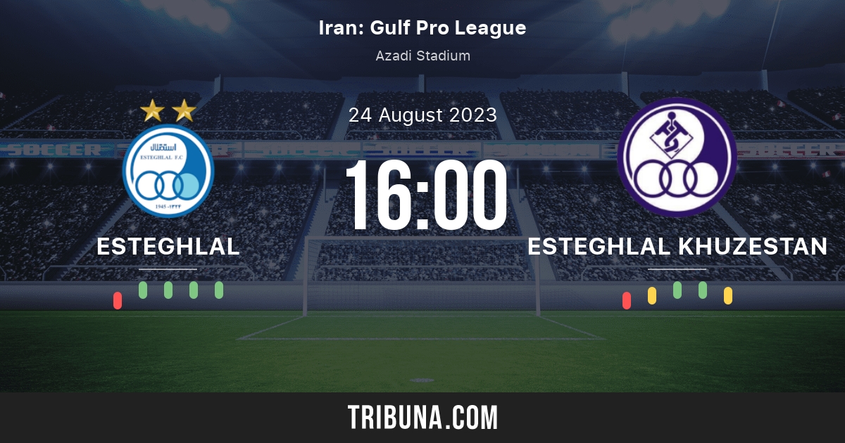 Esteghlal Khuzestan vs Foolad Mobarakeh Sepahan Futebol