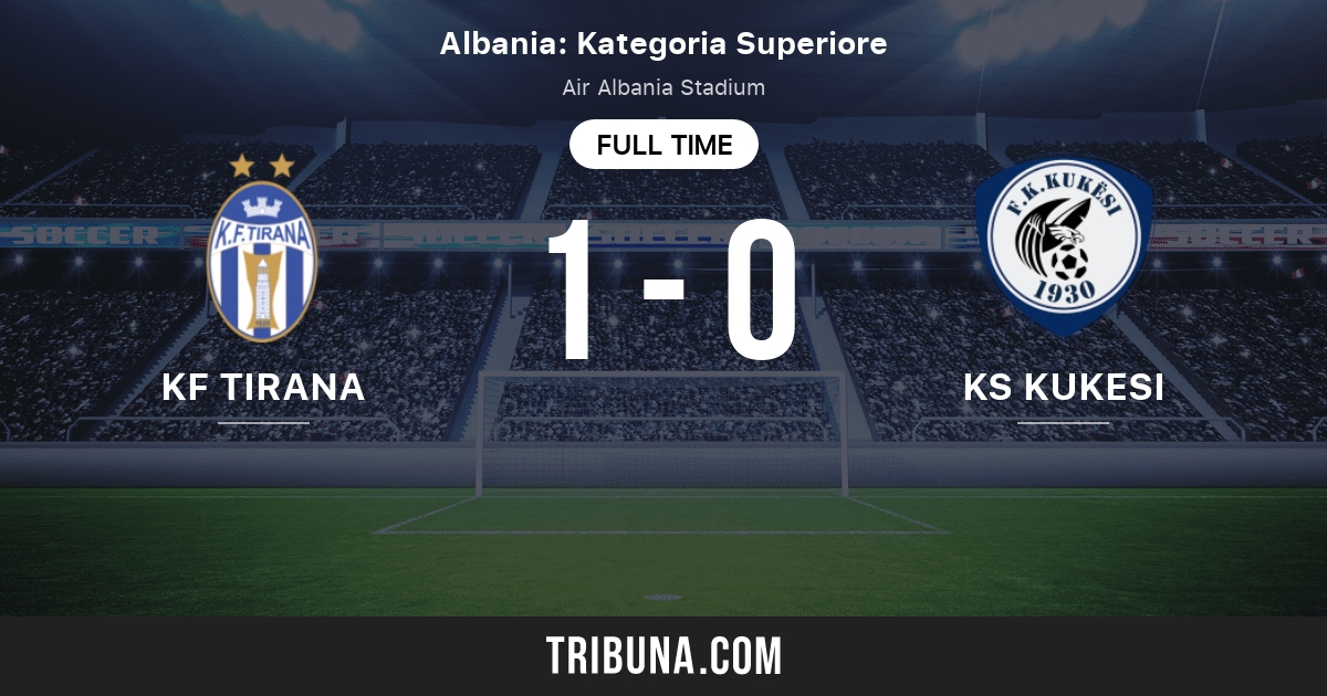 KF Tirana vs KS Veleciku Koplik score today - 12.10.2022 - Match