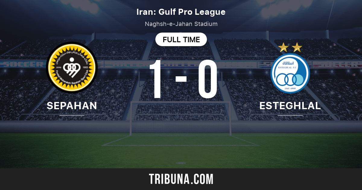 Sepahan Live Scores, Fixtures, Results