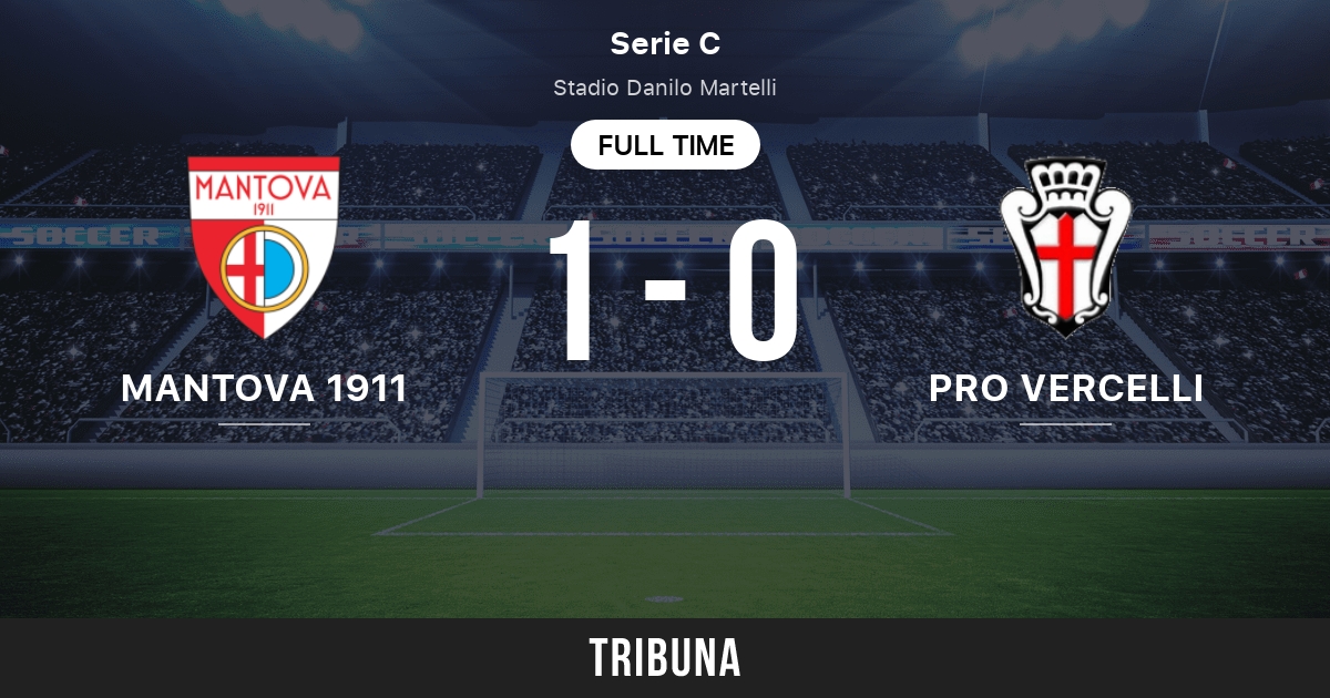 Pro Vercelli vs Mantova 1911 Live Score Stream and H2H results 3