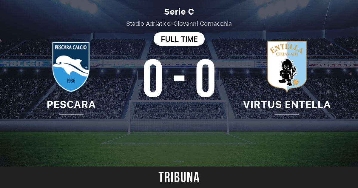 Pescara vs Virtus Entella Live Score Stream and H2H results 4 8