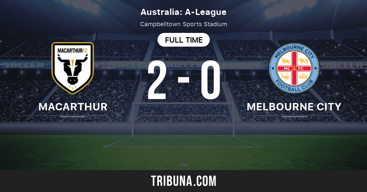 Macarthur vs Melbourne City Score en direct, Stream et résultats H2H 3/1/2024. Avantmatch