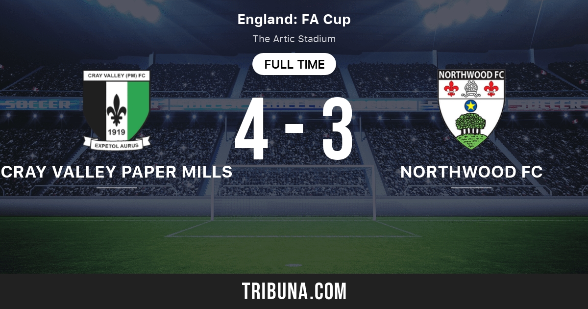 Cray Valley Paper Mills vs Northwood FC Marcador en vivo