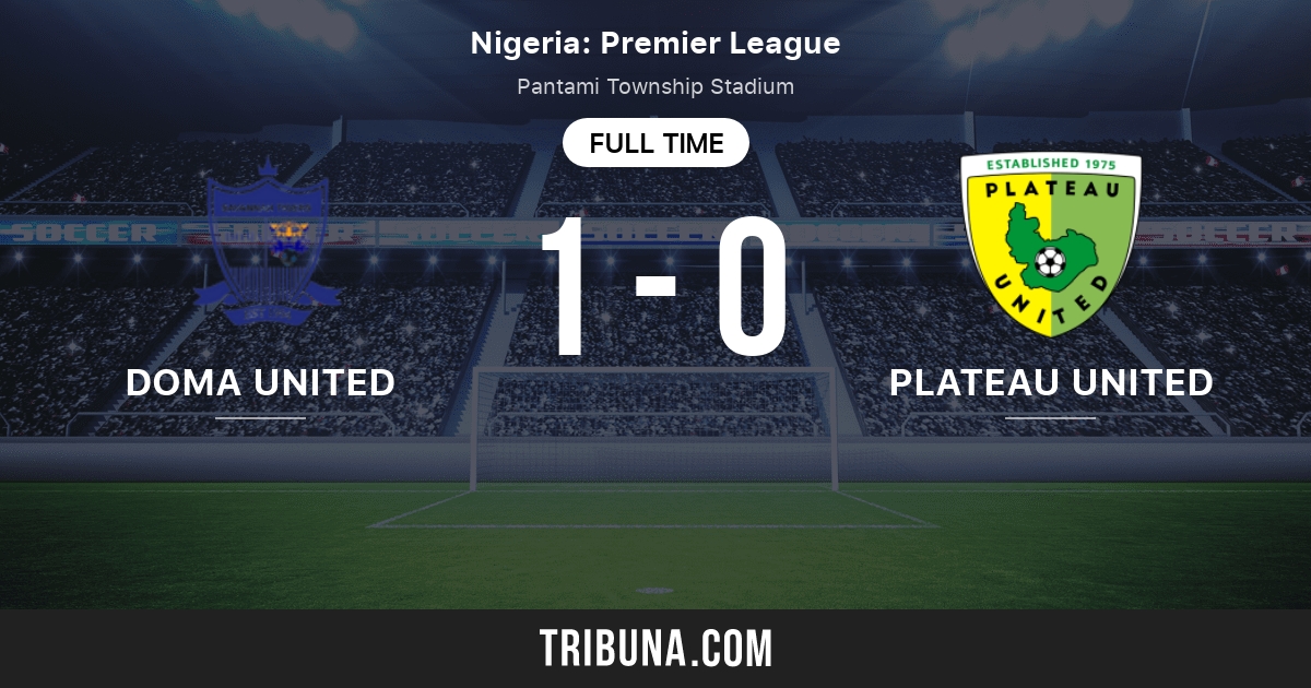 Doma United vs Plateau United Clasificaciones en Nigeria Premier