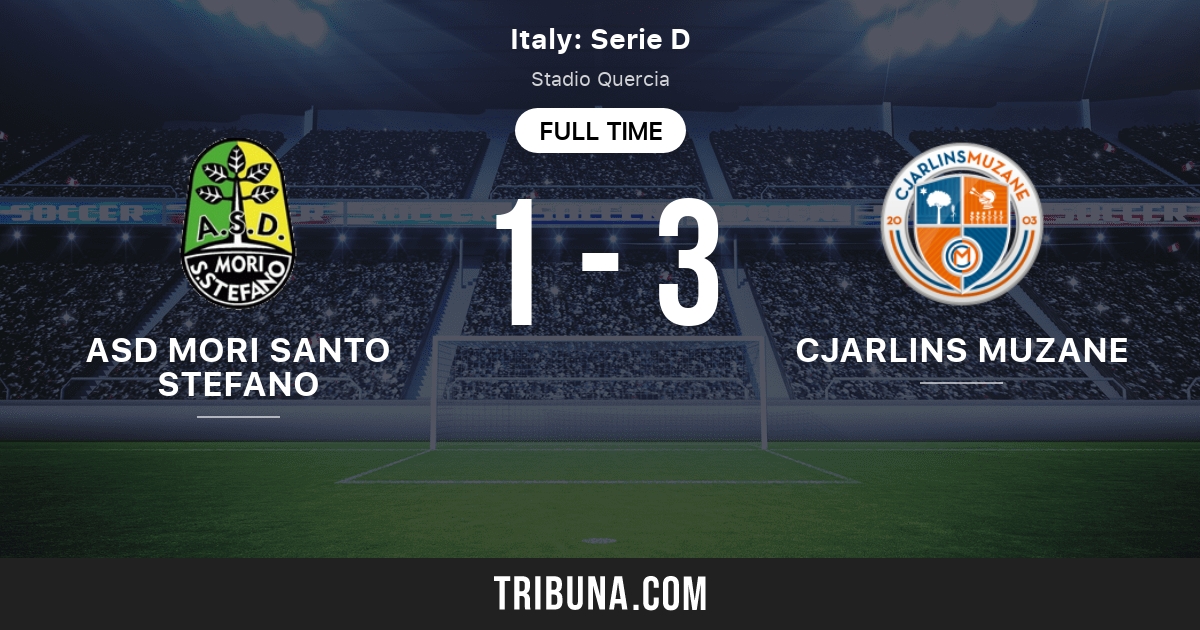 ASD Mori Santo Stefano vs Cjarlins Muzane Live Score, Stream and H2H