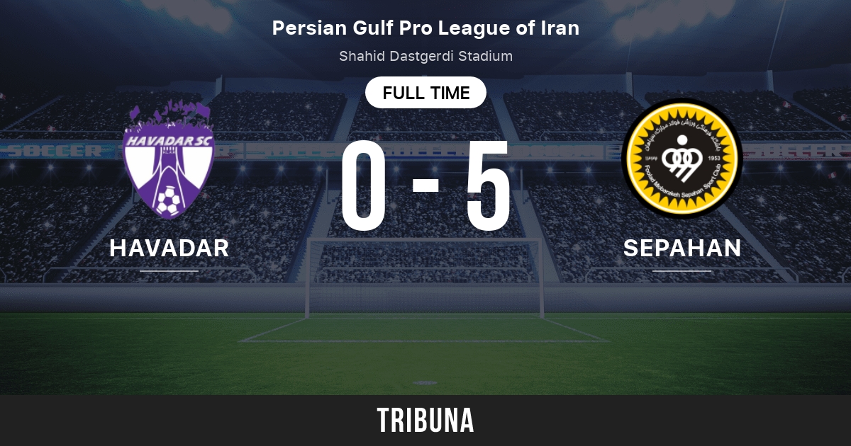 Classificações de Sepahan: Campeonato Iraniano 2023/2024