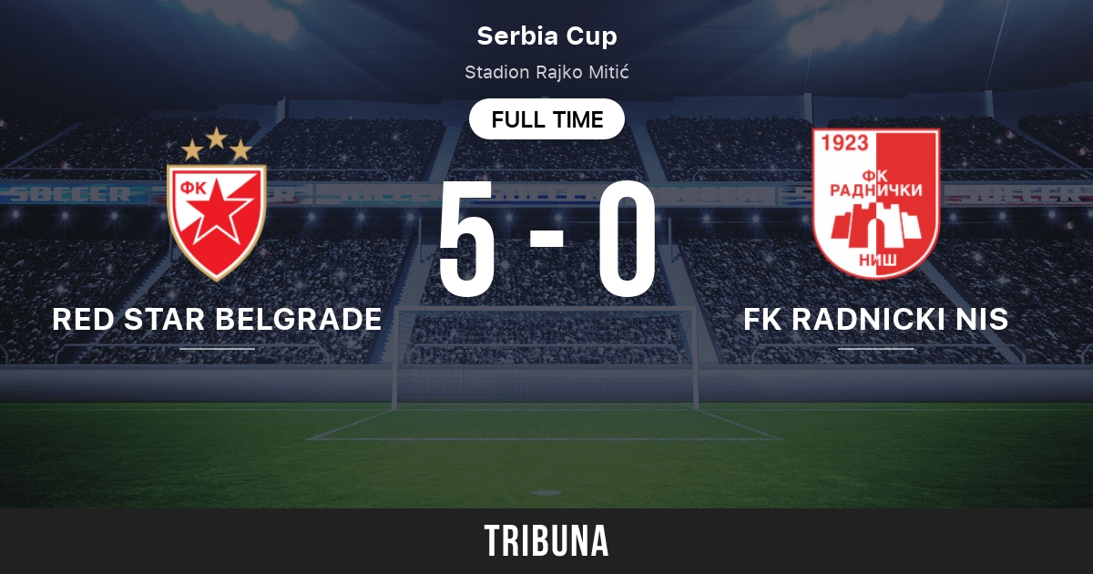 FK Radnicki Nis 1-3 FK Crvena Zvezda Belgrad :: Highlights