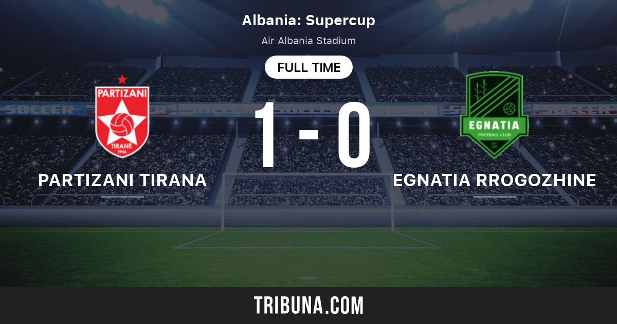 Egnatia live scores, results, fixtures, Partizani v KF Egnatia