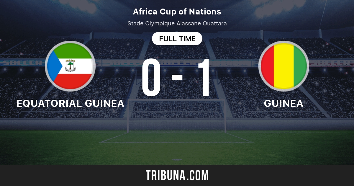 Equatorial Guinea vs Guinea Standings in Africa Cup of Nations 1/28/2024