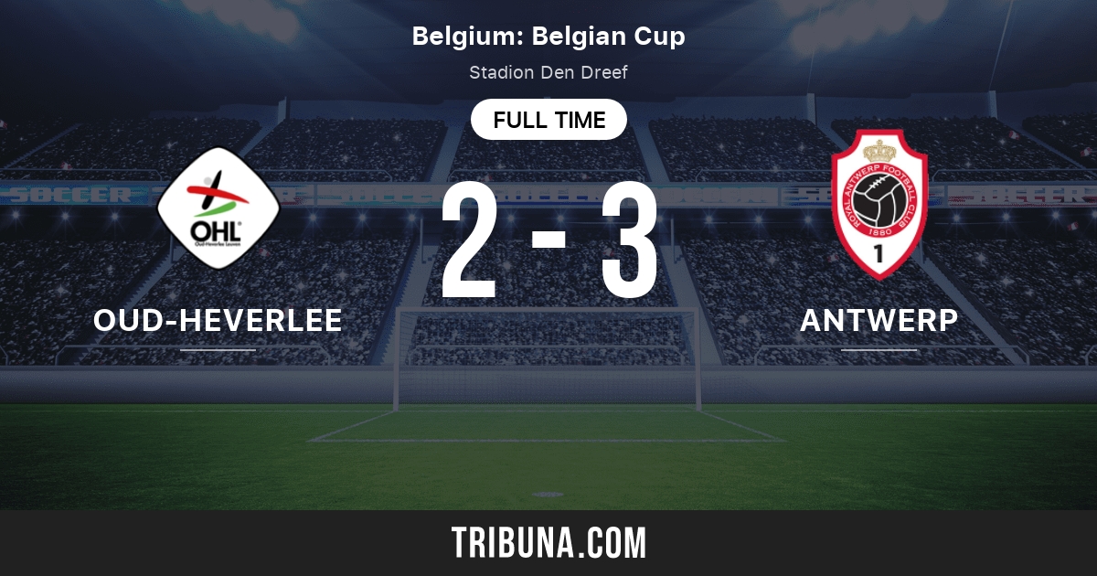 OudHeverlee vs Antwerp estadísticas del enfrentamiento directo 1/17