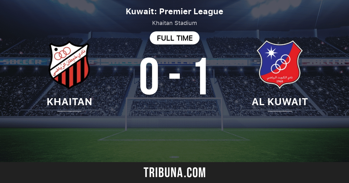 Khaitan SC vs Koweït SC Score en direct, Stream et résultats H2H 1/7