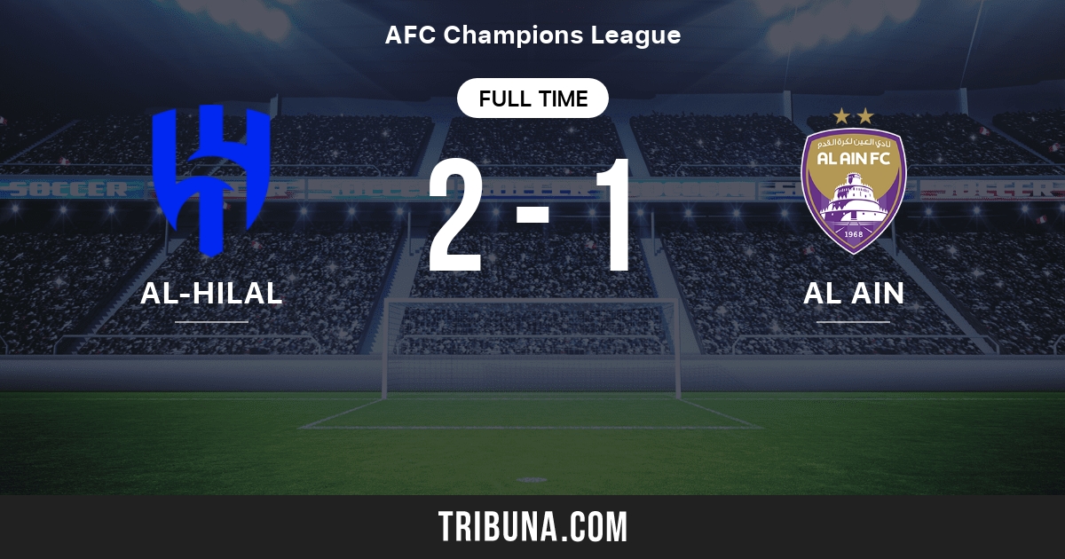AlHilal vs Al Ain Live Score, Stream and H2H results 4/23/2024