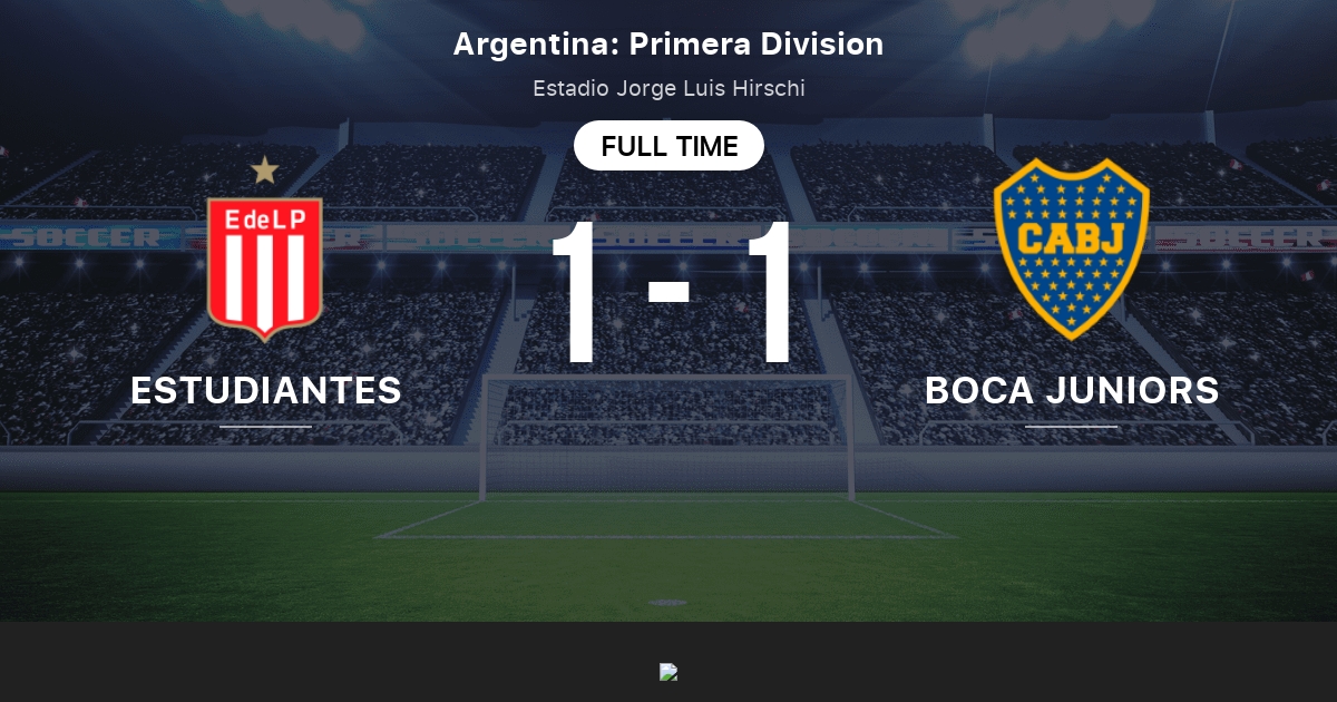 Estudiantes de La Plata vs Boca Juniors: Match des statistiques face à