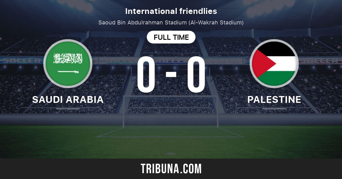 Saudi Arabia vs Palestine Live Score, Stream and H2H results 1/9/2024