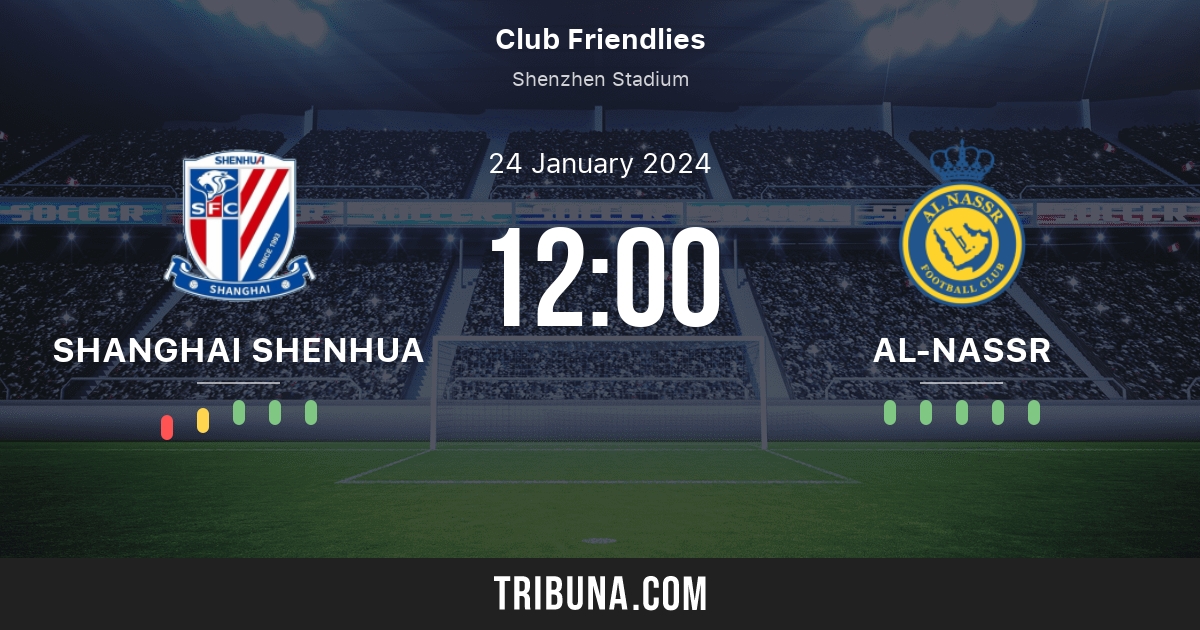 Shanghai Shenhua vs AlNassr LiveScore, Stream und HeadtoHeadErgebnisse 1/24/2024. Vorschau Shanghai Shenhua vs AlNassr LiveScore, Stream und HeadtoHeadErgebnisse 1/24/2024. Vorschau