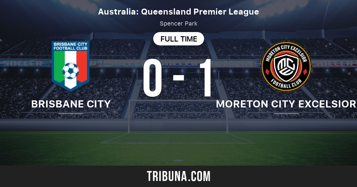 Brisbane City vs Moreton City Excelsior Marcador en vivo, Retransmisión y enfrentamientos