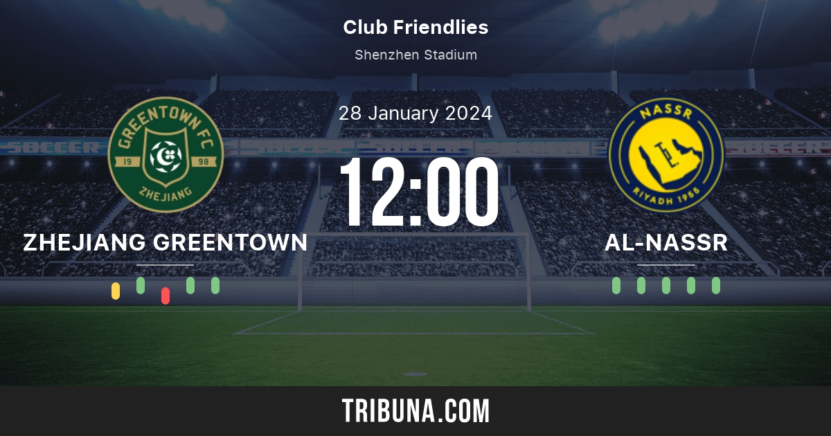 Zhejiang Greentown vs AlNassr Score en direct, Stream et résultats