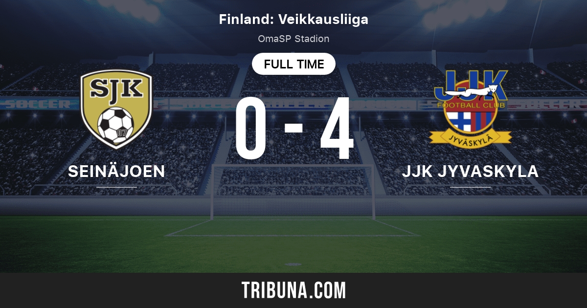 Seinajoen JK vs JJK Jyvaskyla: Live Score, Stream and H2H results 08/26
