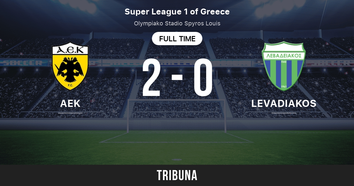 AEK Athens vs Levadiakos: Live Score, Stream and H2H results 1/30/2019.  Preview match AEK Athens vs Levadiakos, team, start time. Tribuna.com