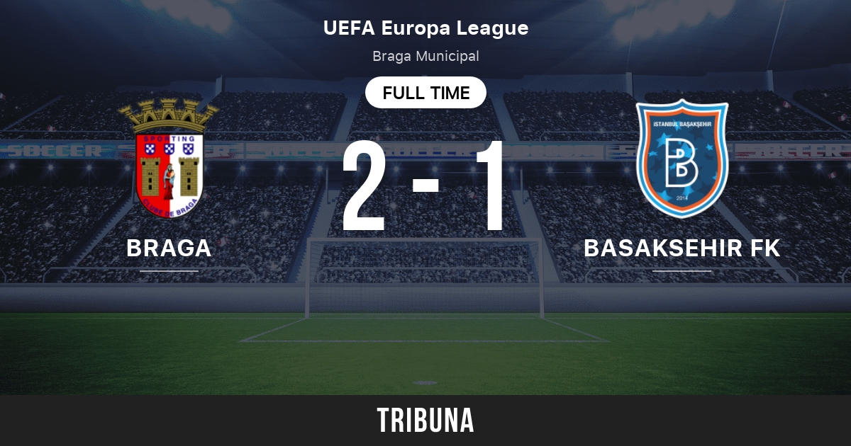 Sporting Braga vs Basaksehir FK: Live Score, Stream and H2H results  9/28/2017. Preview match Sporting Braga vs Basaksehir FK, team, start time.  Tribuna.com