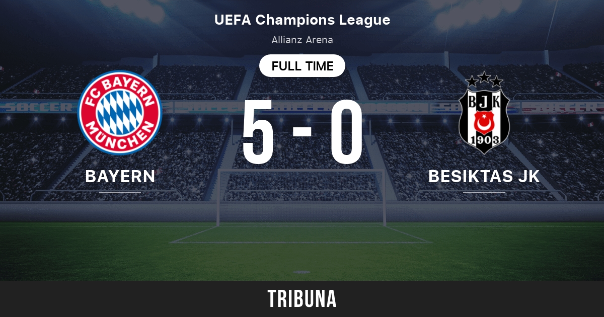Besiktas JK vs FC Bayern: Live Score, Stream and H2H results 3/14/2018.  Preview match Besiktas JK vs FC Bayern, team, start time. Tribuna.com