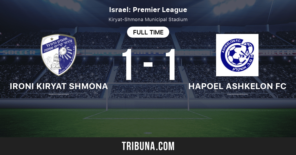 Ironi Kiryat Shmona FC vs Hapoel Ashkelon FC Classement en Israeli Premier League 3/17/2018
