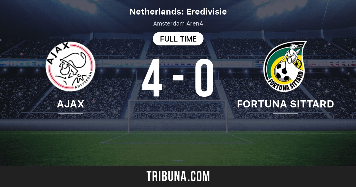 Ajax Vs Fortuna Sittard Live Score Stream And H2h Results 03 10 2019 Preview Match Ajax Vs Fortuna Sittard Team Start Time Tribuna Com