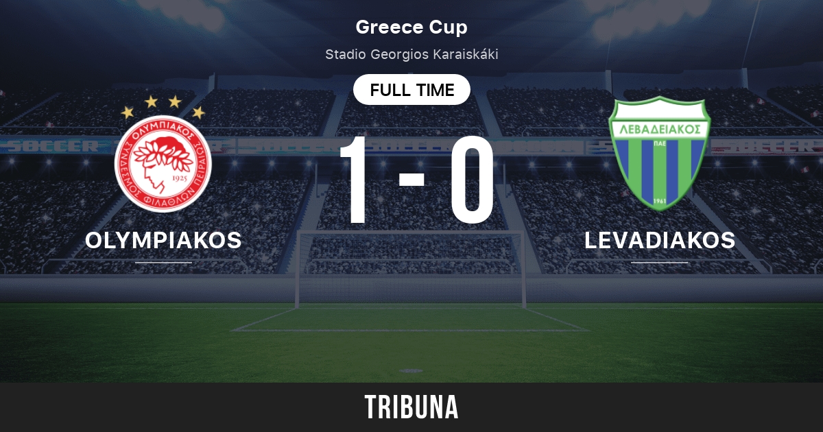 Olympiakos vs Levadiakos: Live Score, Stream and H2H results 12/22/2021.  Preview match Olympiakos vs Levadiakos, team, start time. Tribuna.com