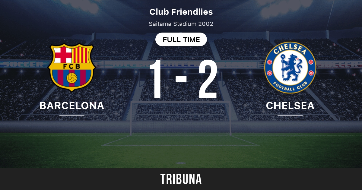 Barcelona Vs Chelsea Head To Head Statistics Match 7 23 19 Tribuna Com