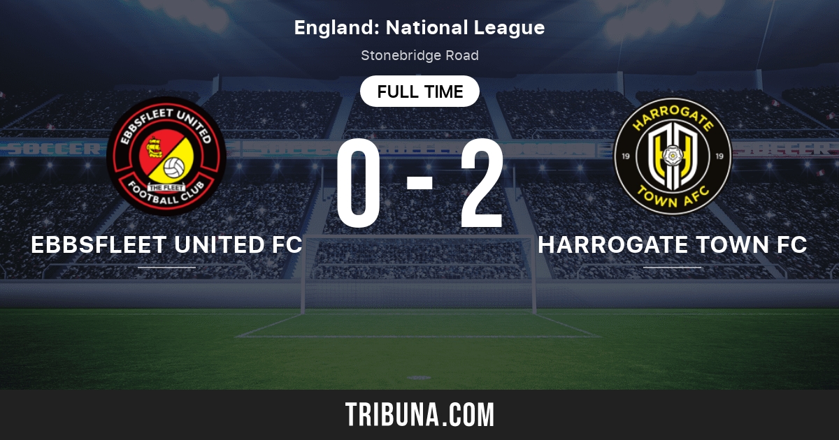 Ebbsfleet United FC vs Harrogate Town FC Live Score, Stream and H2H