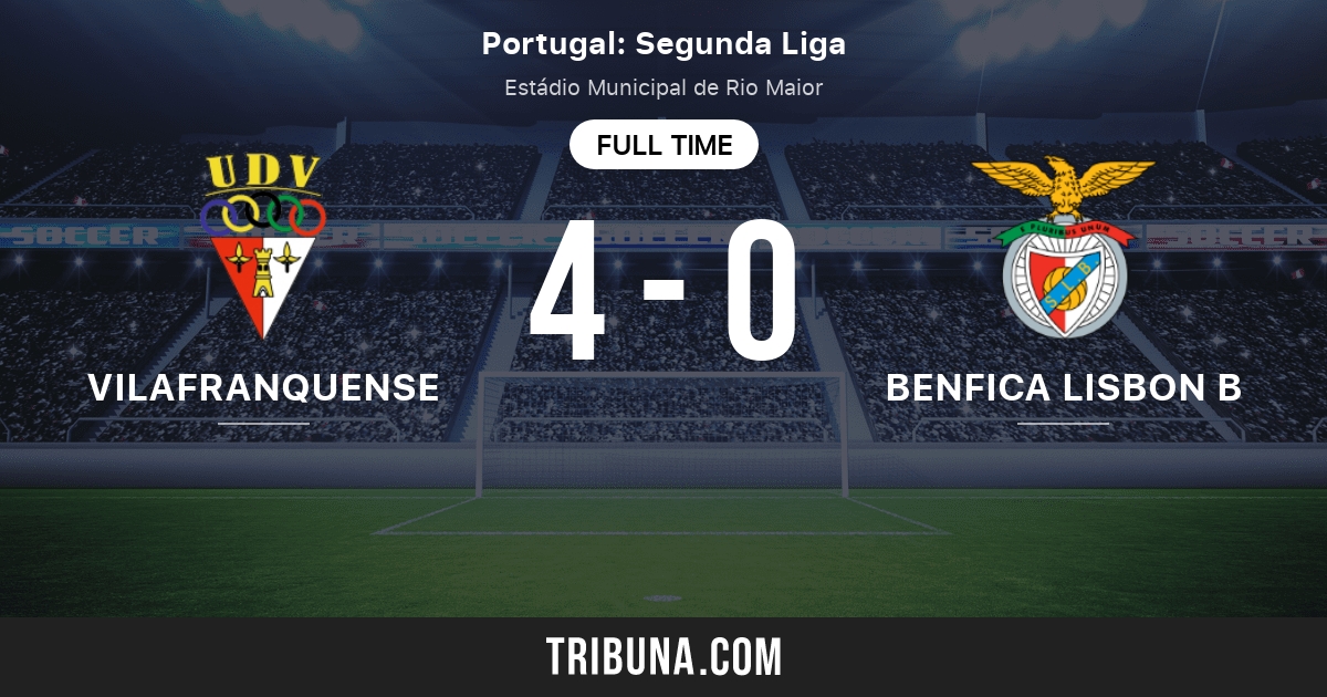 Estoril praia vs benfica b h2h