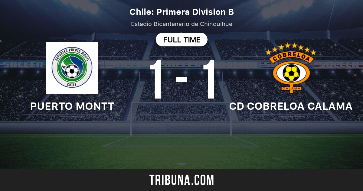 Puerto Montt Vs Cd Cobreloa Calama Live Score Stream And H2h Results 09 08 2019 Preview Match Puerto Montt Vs Cd Cobreloa Calama Team Start Time Tribuna Com