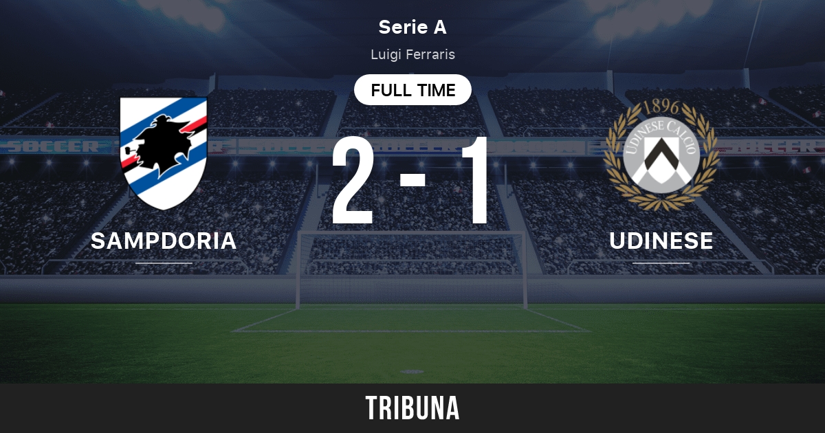 Sampdoria vs Udinese: Live Score, Stream and H2H results 1/16/2021. Preview  match Sampdoria vs Udinese, team, start time. Tribuna.com