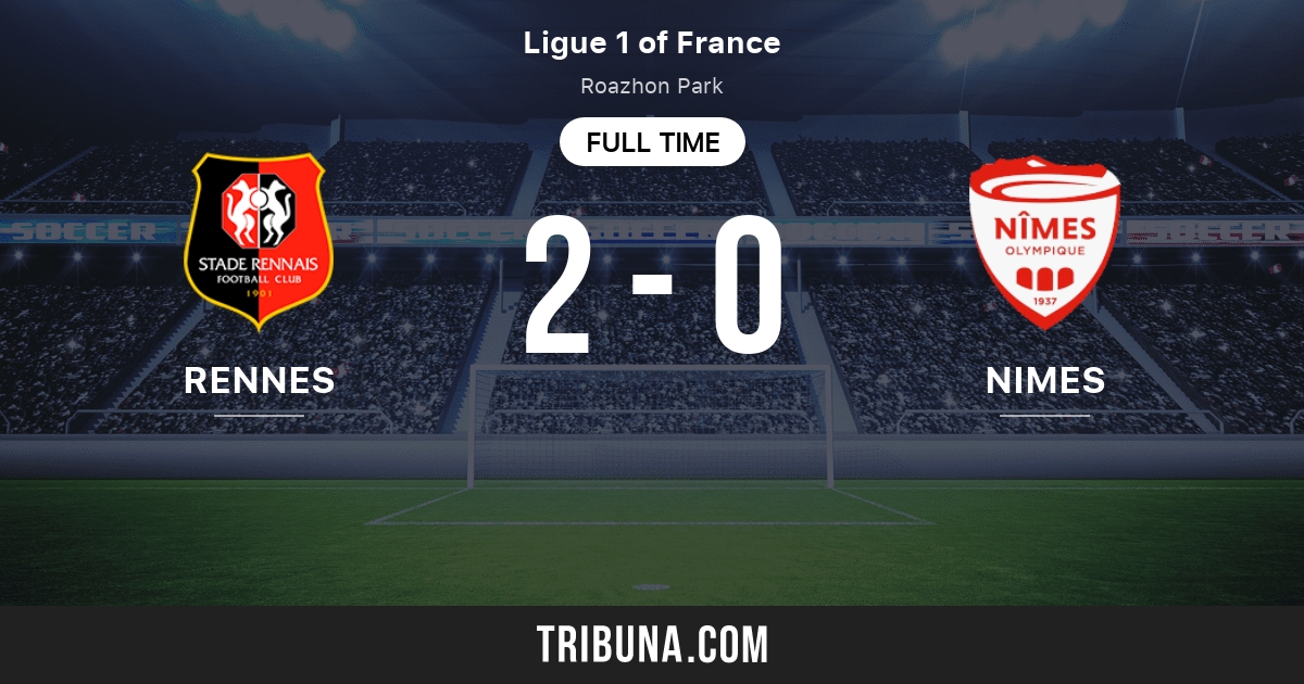 Rennes gegen Nîmes Ligue 1, LiveScore 5/23/2021