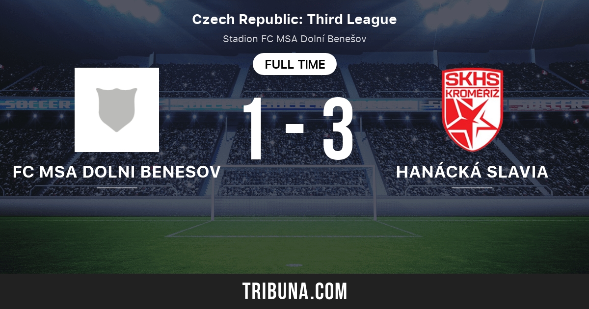 Fc Msa Dolni Benesov Vs Sk Hanacka Slavia Kromeriz Live Score Stream And H2h Results 09 19 2020 Preview Match Fc Msa Dolni Benesov Vs Sk Hanacka Slavia Kromeriz Team Start Time Tribuna Com