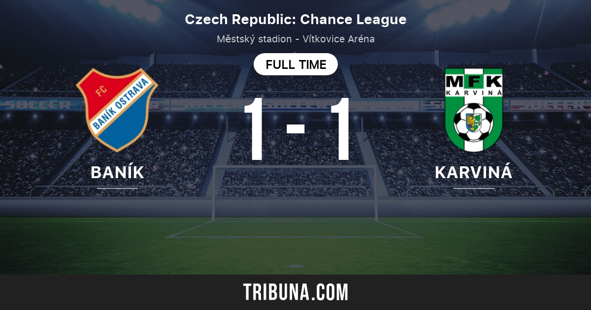 Fc Banik Ostrava Vs Mfk Karvina Live Score Stream And H2h Results 05 29 2021 Preview Match Fc Banik Ostrava Vs Mfk Karvina Team Start Time Tribuna Com