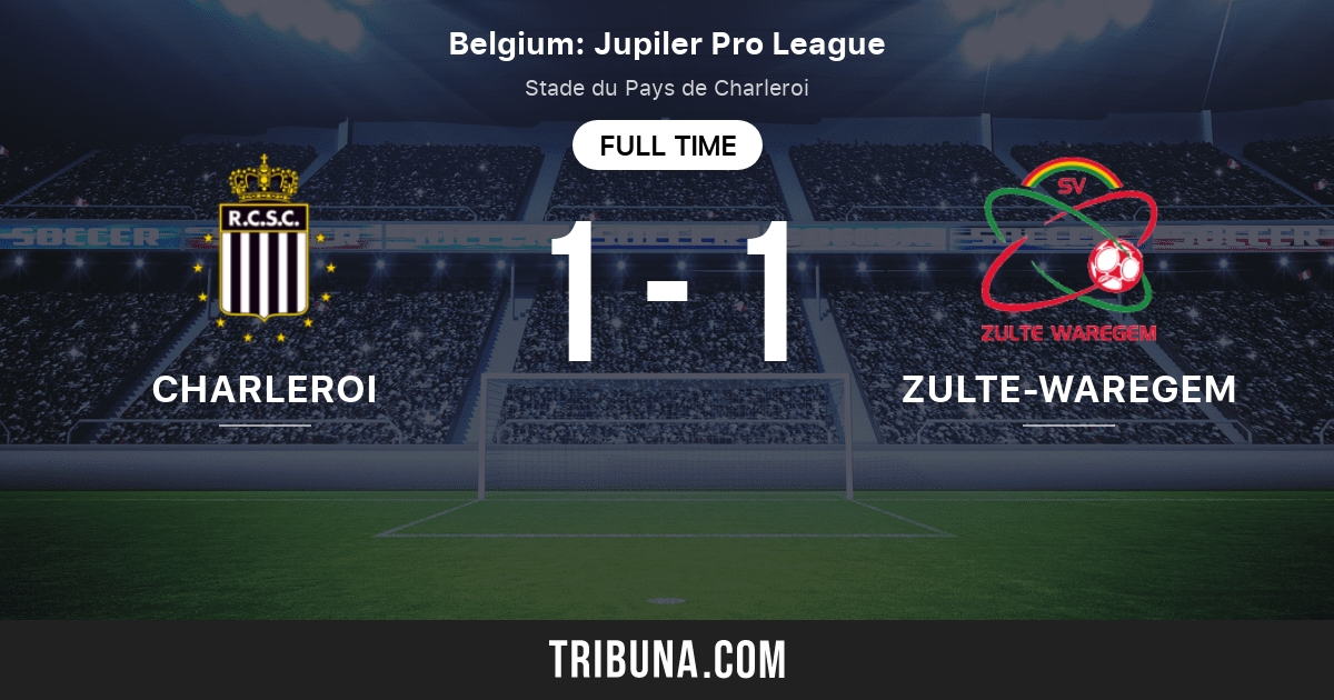 Royal Charleroi Sc Vs Zulte Waregem Live Score Stream And H2h Results 02 07 2021 Preview Match Royal Charleroi Sc Vs Zulte Waregem Team Start Time Tribuna Com