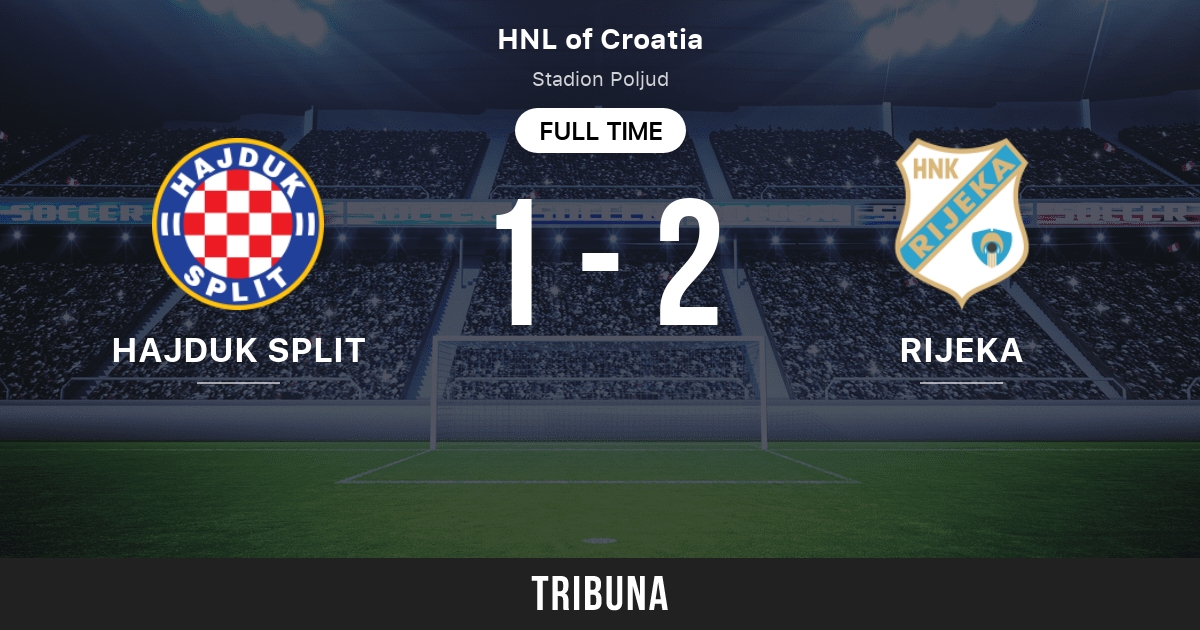 Rijeka: Rijeka - Hajduk 2:3 • HNK Hajduk Split