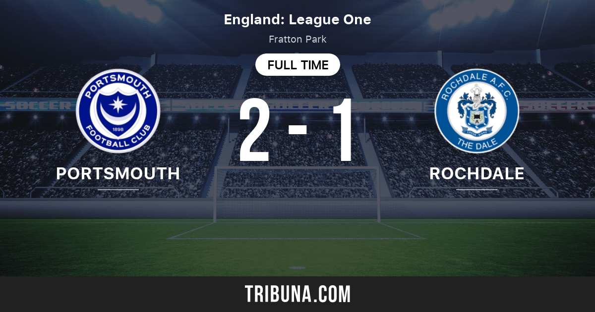 portsmouth vs rochdale live score stream and h2h results 04 02 2021 preview match portsmouth vs rochdale team start time tribuna com