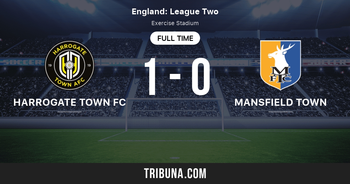 Harrogate Town FC vs Mansfield Town Score en direct, Stream et