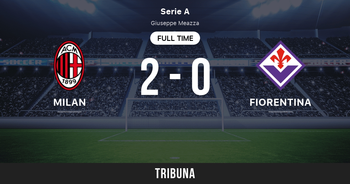 AC Milan vs Fiorentina: estadísticas del enfrentamiento directo -  11/13/2022. Tribuna.com