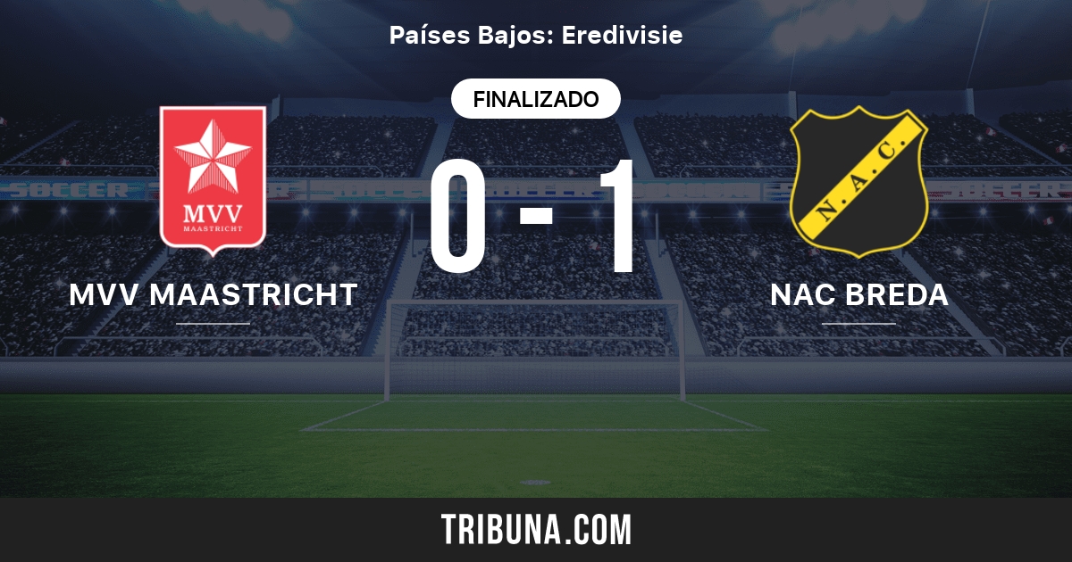 Mvv Maastricht Vs Nac Breda Marcador En Vivo Retransmision Y Enfrentamientos Directos 08 09 1997 Previsualizar Partido Mvv Maastricht Vs Nac Breda Equipo Hora De Comienzo Tribuna Com
