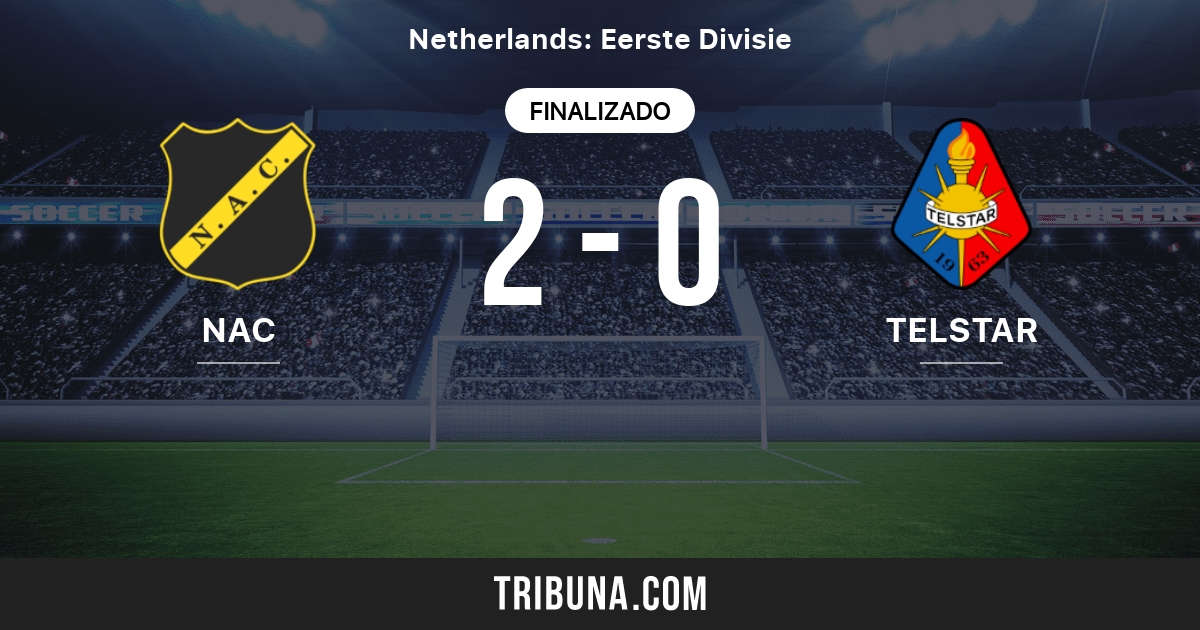 Nac Breda Vs Sc Telstar Marcador En Vivo Retransmision Y Enfrentamientos Directos 18 09 1999 Previsualizar Partido Nac Breda Vs Sc Telstar Equipo Hora De Comienzo Tribuna Com