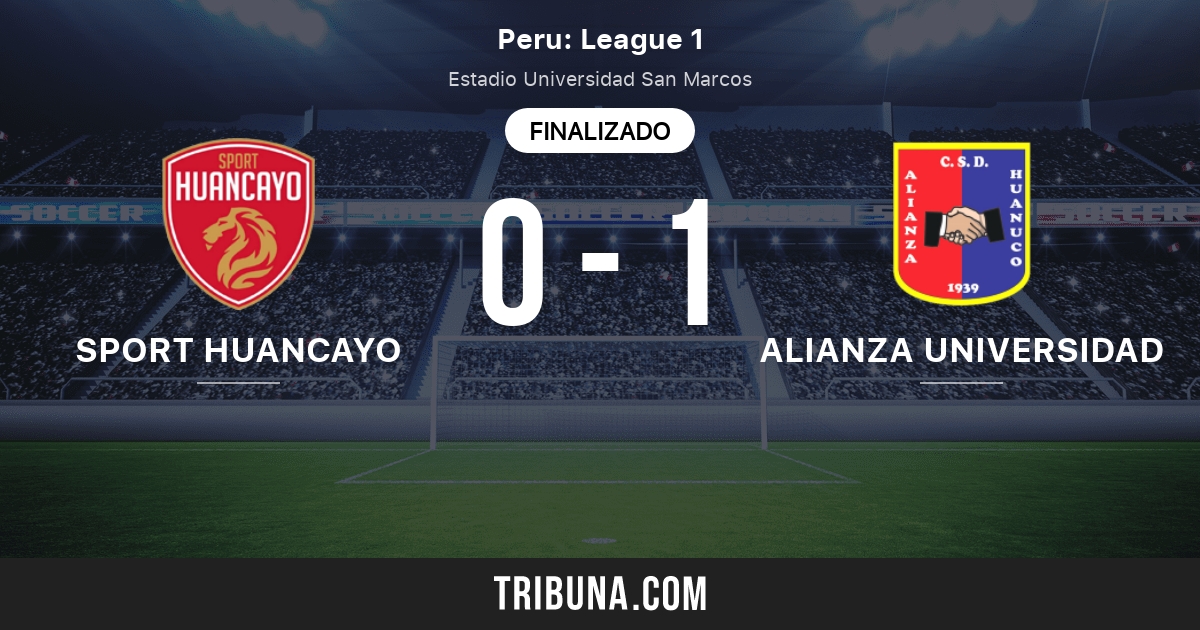Sport Huancayo Vs Alianza Universidad De Huanuco Marcador En Vivo Retransmision Y Enfrentamientos Directos 05 10 2020 Previsualizar Partido Sport Huancayo Vs Alianza Universidad De Huanuco Equipo Hora De Comienzo Tribuna Com
