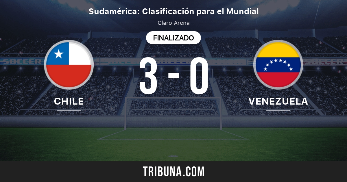 Chile Vs Venezuela Marcador En Vivo Retransmision Y Enfrentamientos Directos 15 10 2021 Previsualizar Partido Chile Vs Venezuela Equipo Hora De Comienzo Tribuna Com